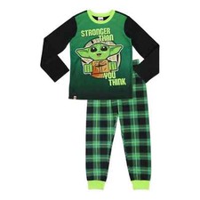 Lego Baby Yoda Boys 2 PC Microfleece Long Sleeve Top  Pants Pajama Set Size 4-5