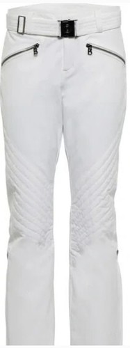 Nuevos pantalones de esquí Bogner Fire & Ice para mujer FRAENZI con cinturón nuevos con etiquetas XXL UE 44 EE. UU. 14 blancos - Imagen 2 de 10