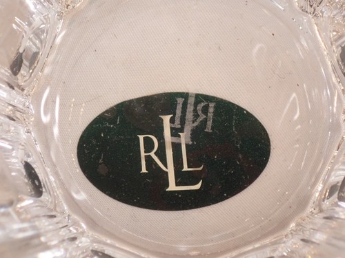 RALPH LAUREN Mallory Pattern Large Drinking Set Of 4 Fine Crystal Glasses 6" - Picture 6 of 6