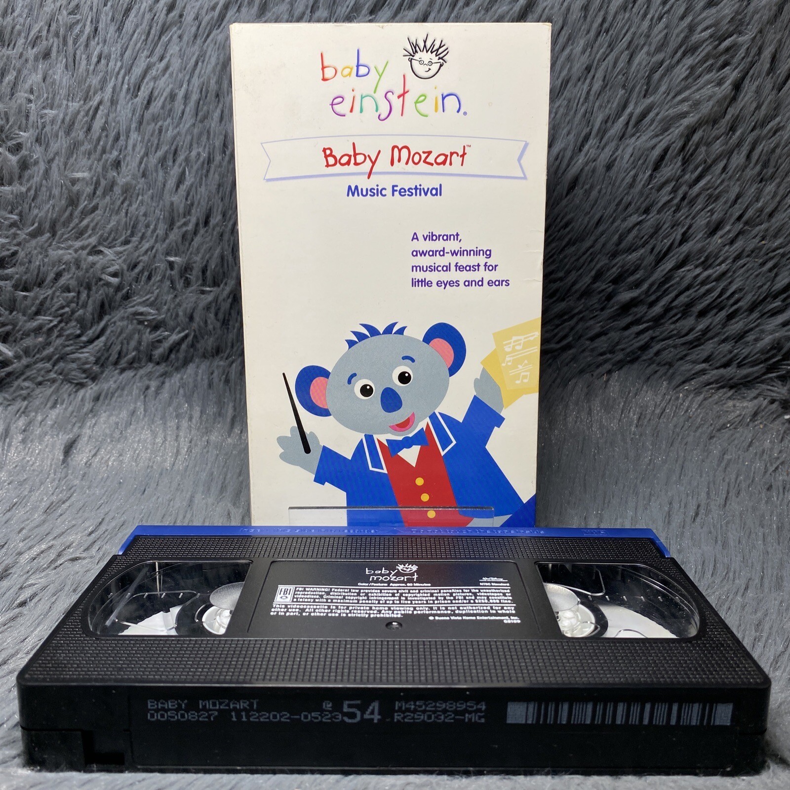 Walt Disney Baby Einstein Baby Mozart VHS Ages 03 Years Video