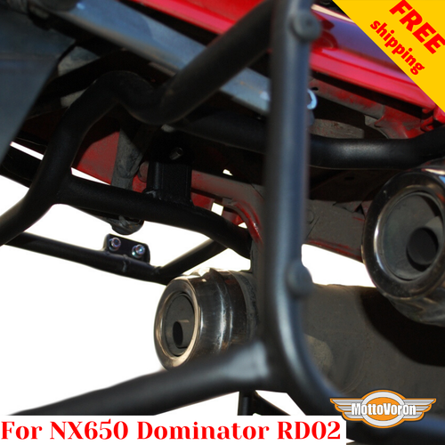Para Honda NX650 Pannier Rack Dominator 650 NX Portador lateral para Monokey NX 650 - Imagen 10 de 11