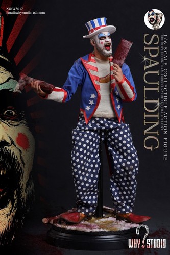WHY STUDIO WS017 1/6 Captain Spaulding Collectible Male Action Figure Model Toy - Picture 10 of 11