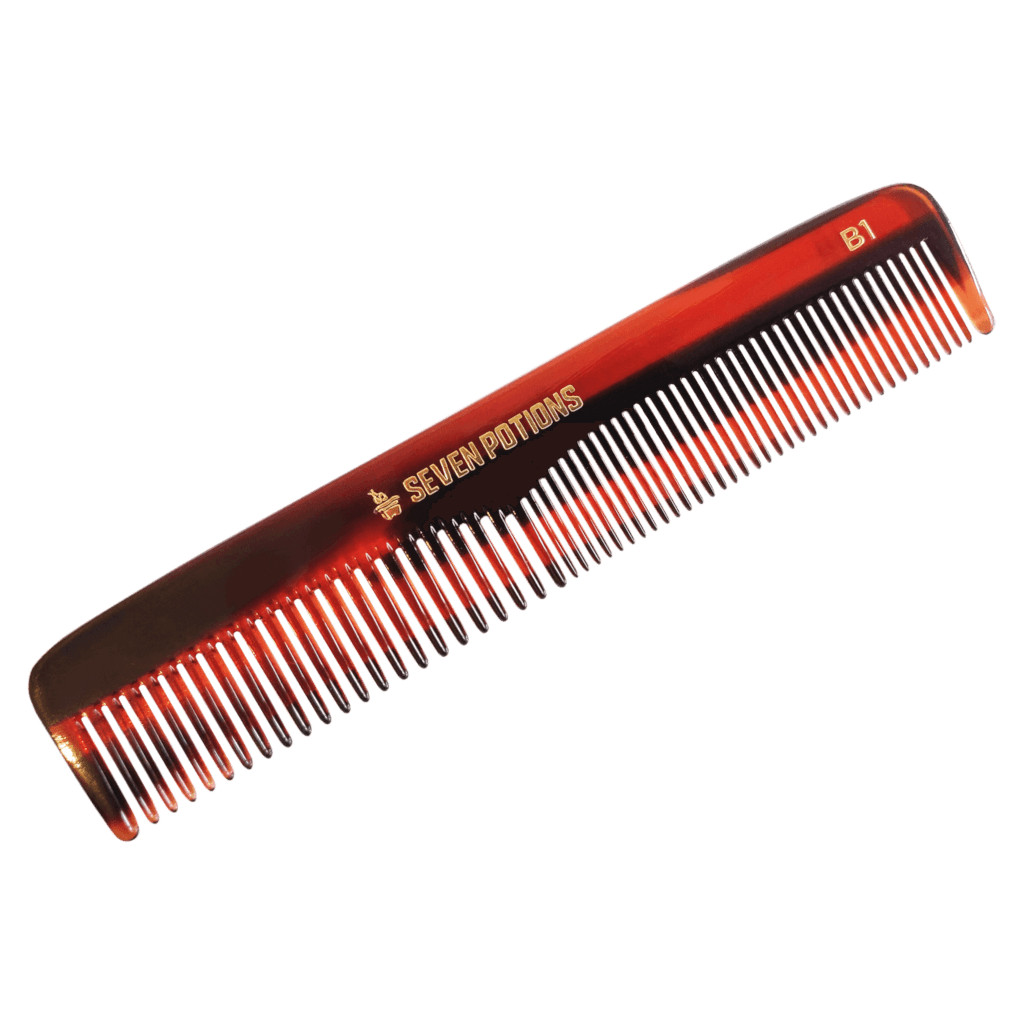 Seven Potions Beard Comb for Hair & Beard Handmade Use As Pocket Comb