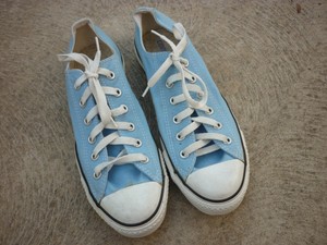powder blue sneakers