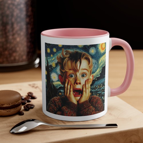 Home Alone Mug Kevin in Van Gogh Style Christmas New Year Funny Coffee Cup 2024 - 第 18/21 張圖片