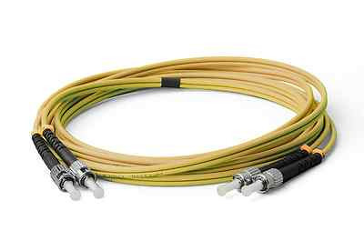 CONBIC  5m ST ST Fibre Optic Cable Duplex OS2 9/125um 3.0mm Fibre Optic Yellow