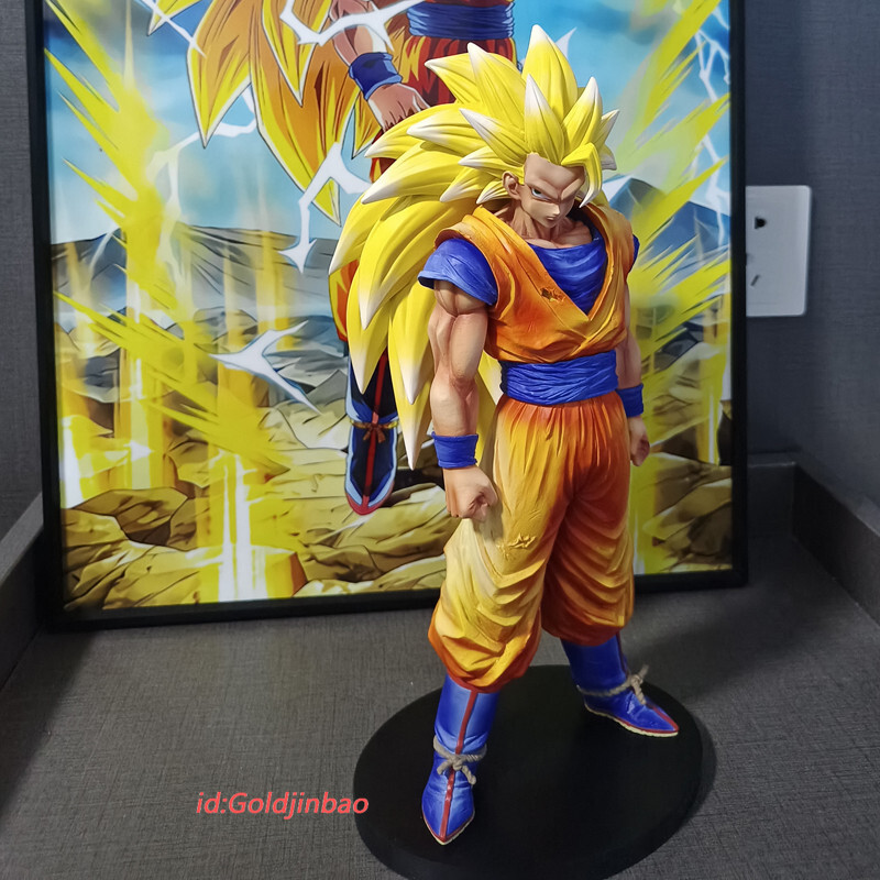 49 Studio Dragon Ball Super Saiyan 3 Goku Resin Model Painted