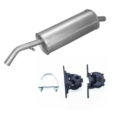 Auspuff + Anbausatz Endschalldämpfer Citroen C2 1.1 Motor/ TU1JP 1124ccm NEU