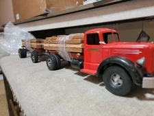 Smith Miller Mack Lumber/log Truck with Pup Trailer