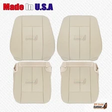 2007 - 2014 Ford Expedition XLT Driver Passenger Cloth Seat Cover Camel Tan