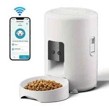 Smart Feeder WiFi Remote Cat Dog Food Dispenser forPets Battery USB Powered