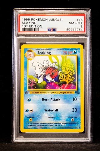 Seaking (1st Edition) graded PSA 8 for sale on eBay
