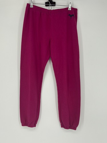 Victoria's Secret PINK Berry Magenta Jogger Sweatpants Women's Size Medium - Picture 3 of 7
