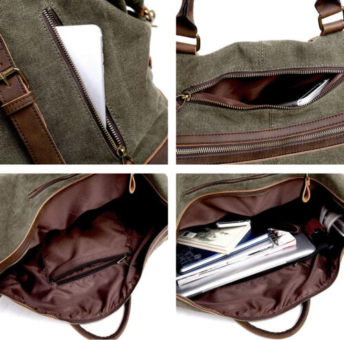 Personalised Premium Canvas Holdall with shoulder strap - Picture 15 of 36