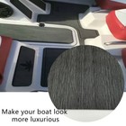 Tapis de bateau antidérapant gris anthracite motif uni pour ponton/yacht