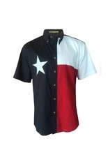 Tiger Hill Texas Flag Short Sleeve Twill Shirt