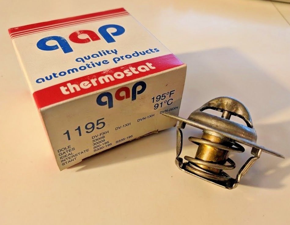 QAP Engine Coolant Thermostat Replacement for Gates 33009, Dole, Stant