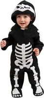 Romper Costume, Skeleton - Toddler (u.s.a. Size 2-4) For 1-2 Years Romper Costume, Skeleton - Toddler (u.s.a. Size 2-4) For 1-2 Years