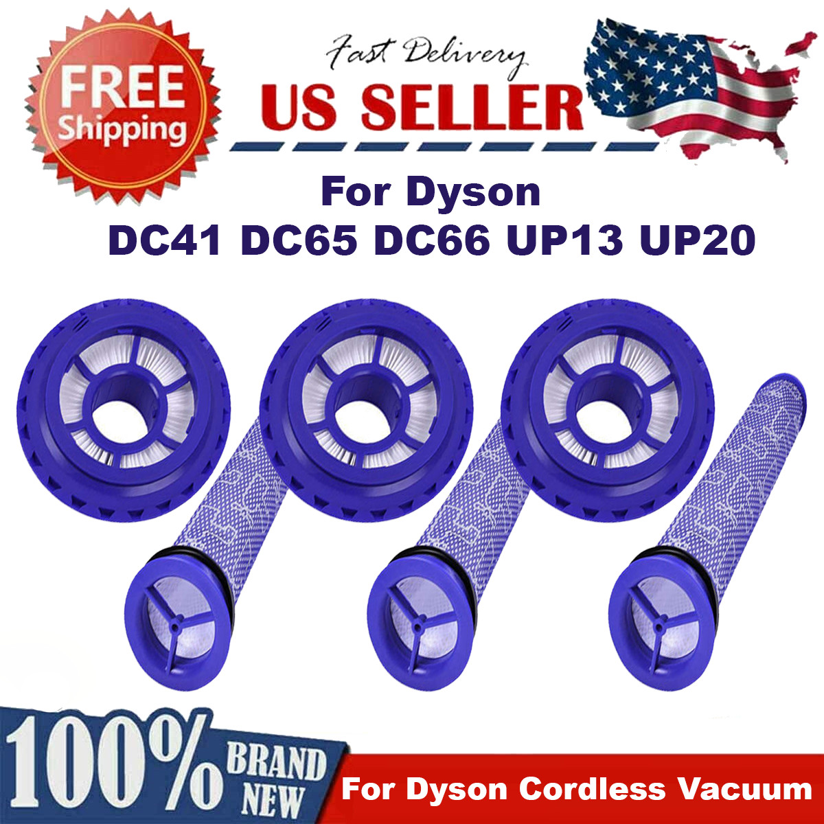 S Replacement For Dyson Dc65 Dc66 Dc41 Animal 2/3 Ball Multi