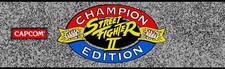 Street Fighter II: Champion Edition Arcade Marquee/Sign