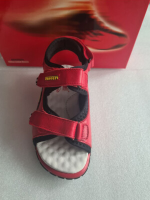 ORIGINAL FERRARI ROTE SANDALE FÜR KINDER BALDUCCI MADE IN ITALY F511