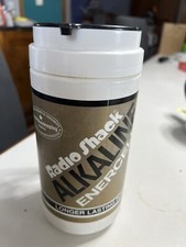 vintage radio shack alkaline enercell advertising plastic mug Made In USA