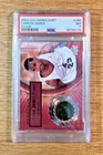 2003 U.D. Hardcourt LeBron James #LB6 Rookie Floor Card PSA 7 NM White Jersey RC