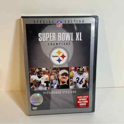 New DVD NFL Special Edition Super Bowl XL Champions Pittsburgh Steelers 06