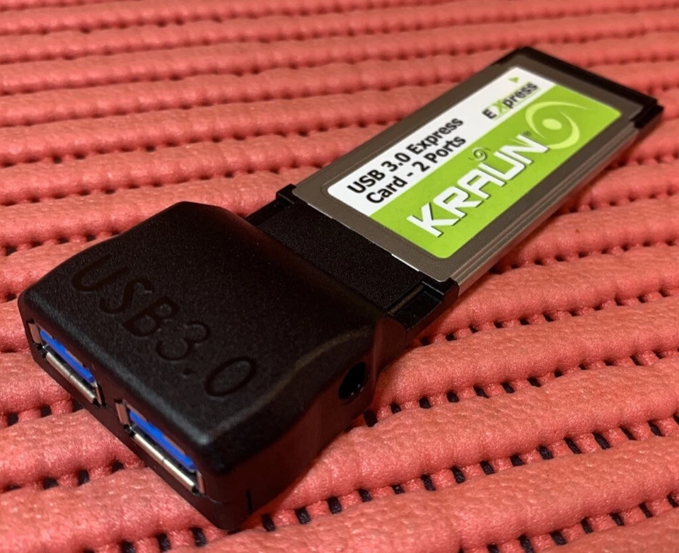 SCHEDA EXPRESS CARD USB 3.0 2 PORTE KRAUN KR.GH NUOVA COMPLETA - VEDI FOTO - Immagine 2 di 4