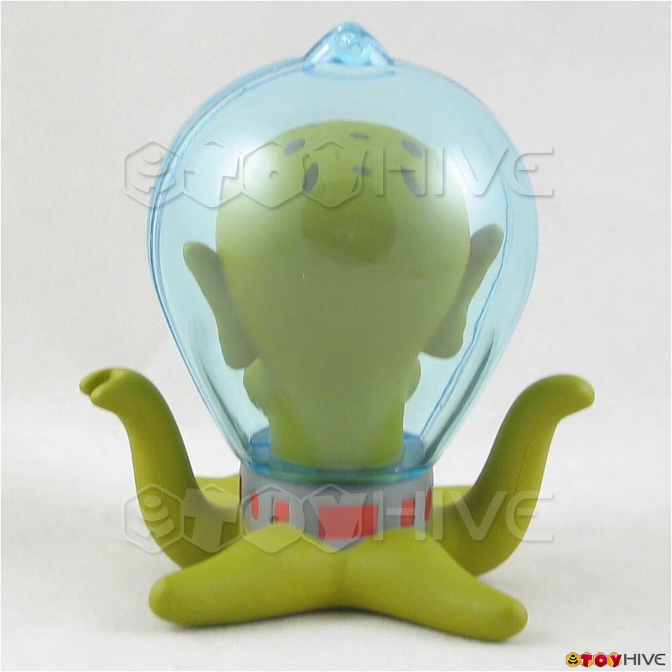 Kidrobot The Simpsons Treehouse of Horror Alien Kang with book 3" vinyl figure - Image 3 of 3