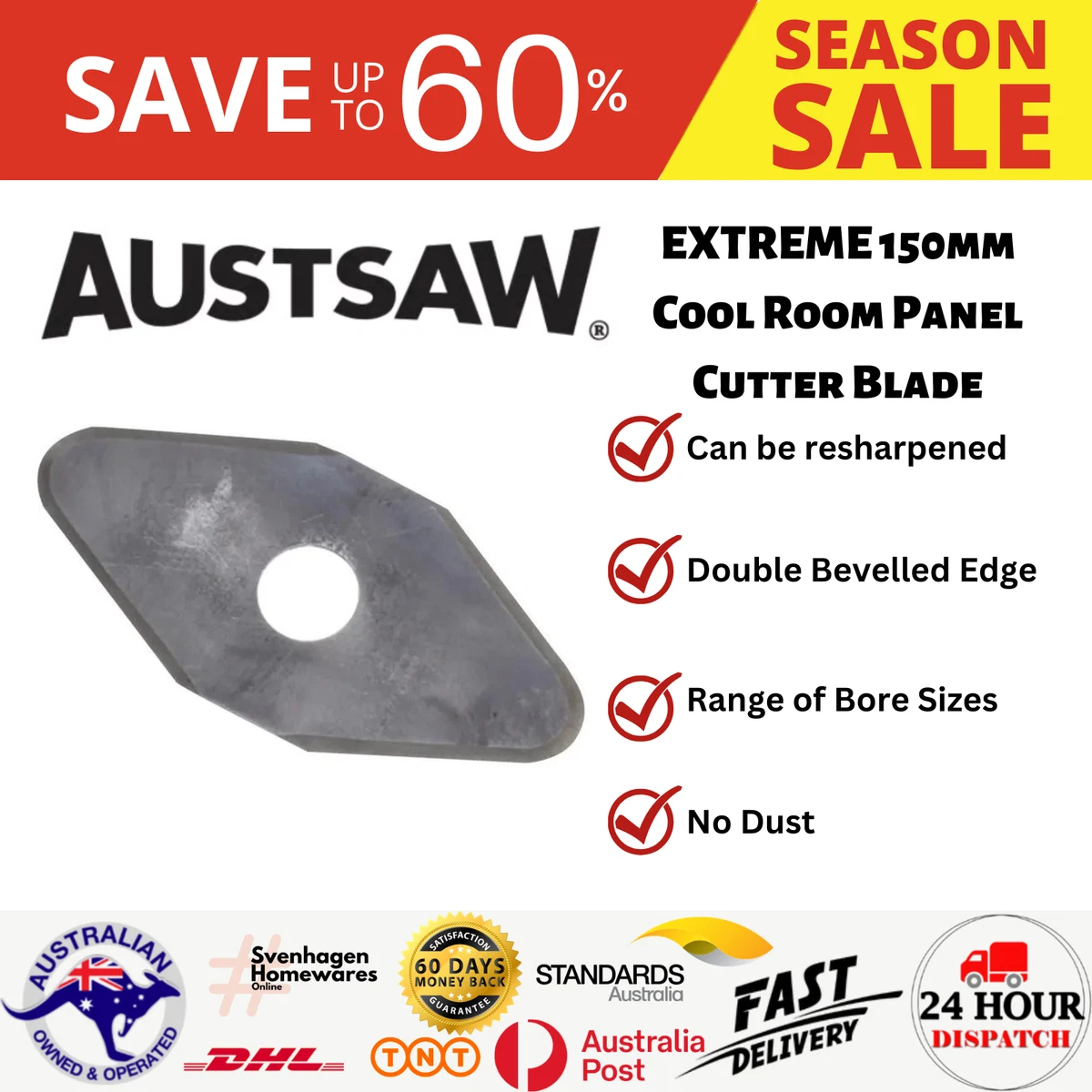 Coolroom panel 2024 cutting blade