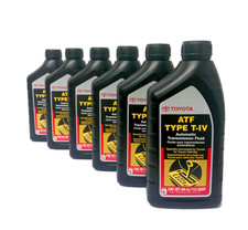 Toyota Lexus Genuine Atf Type T-iv Automatic Transmission Fluid Oem 6 Quarts Oem