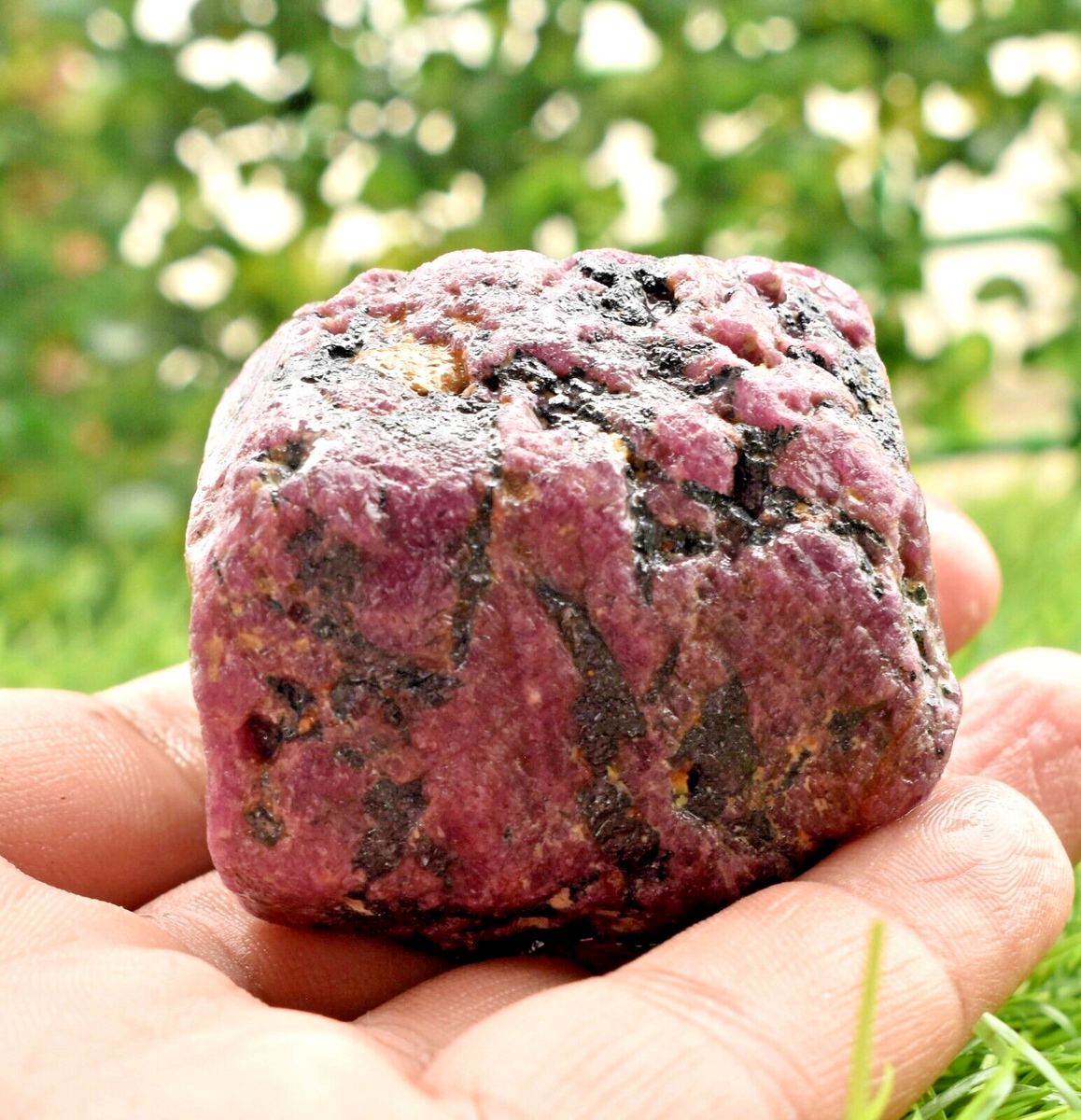 その他 Ruby ROCK II AAA Quality Natural Untreated Mozambique Ruby Rough Loose Gemstone