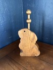 Vintage Wooden Paper Towel Holder Farmhouse Kitchen Countertop Hand Crafted