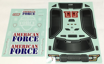 CEN Racing GS184 REEPER AMERICAN FORCE EDITION DECAL SHEET