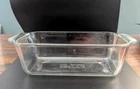 Pyrex Corning Vintage 213-R Clear Glass Loaf Pan Bread Baking Dish 1.5 QT