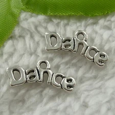Free Ship 520pcs tibet silver dance charms 20X9mm B2980