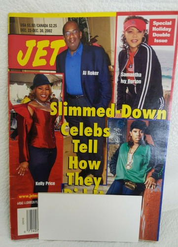 Jet Magazine Dec 23 2002 Al Roker Missy Elliot Slimmed Down Celebs Tell ...