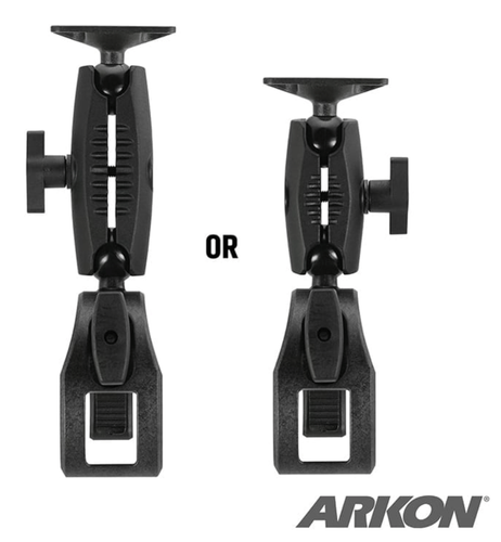 Robust Clamp Mount with Security Knob-4-Hole-AMPS Compatible | Arkon RMCPMAMPS - Photo 3 sur 4