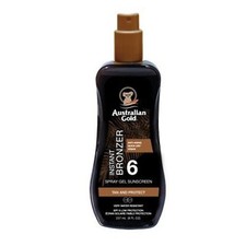 Australian Gold Sonnenschutz Spray SPF 6+ Bronzer, 237ml Bränungslotion Solarium