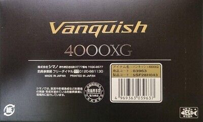 Spinning Reel 19 Vanquish 4000XG Gear Ratio 6.2:1 Fishing Spinning Reel 19 Vanquish 4000XG Gear Ratio 6.2:1 Fishing