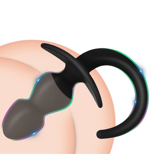 Tappi coda in silicone coda per cane per essere un cane cucciolo perline coda spine gioco di ruolo - Foto 1 di 8
