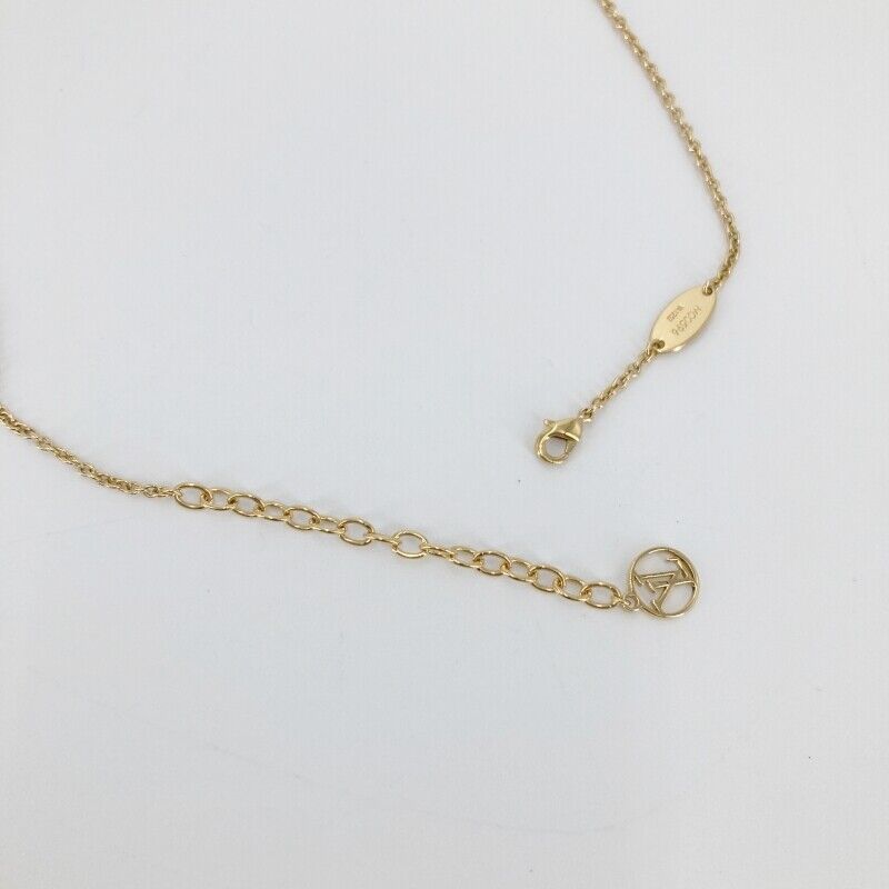 LOUIS VUITTON LV Iconic Necklace Gold Rhinestone … - image 10