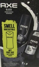 Axe Black 2.7oz. Antiperspirant  4oz. Deodorant Body Spray Gift Pack Set