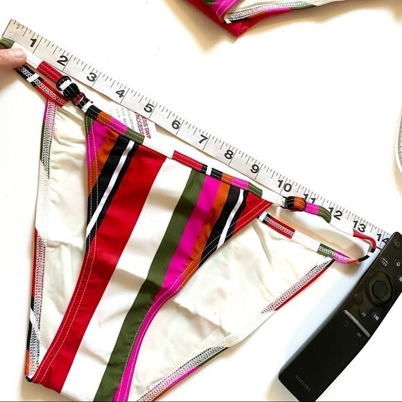 Solid & Striped The Lulu Bikini Bottom sz XS watermelon stripe S073