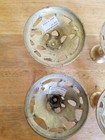 Set of 4 Vtg Hampton Brass Green & Red Enamel Holly Berry Dinner Candle Holders — photo 6