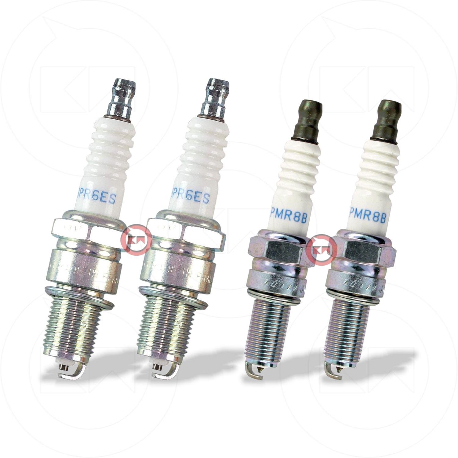 Complete Kit 4 Spark Plugs NGK PMR8B Iridium  BPR6ES Moto Guzzi Breva 1100