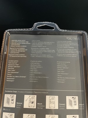 Style Selections Doorbell - Brushed Nickel for sale online | eBay