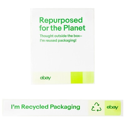 #ad 120 PCS Recycled Packaging Stickers 60 4.75quot;60 7.25quot; $16.90