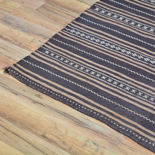 Alfombra fina afgana tejida a mano Kilim 100 % lana (talla 2,11 x 7,10) Brral-3519 - Imagen 8 de 10
